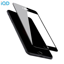 Закаленное стекло IQD для iPhone X 8 7 6 6s Plus защита экрана полное