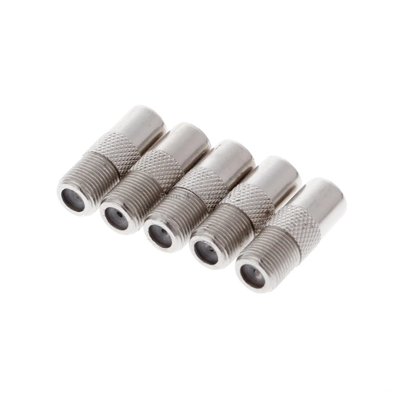 Прямой разъем F Female RF Male адаптер ТВ антенны 5 шт./компл.|connector f|rf antenna connectorconnector female |