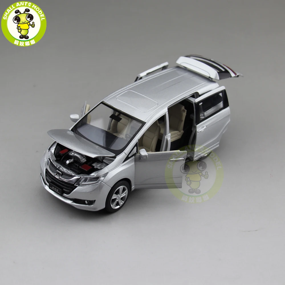 1/32 JACKIEKIM Odyssey MPV литая под давлением Металлическая Модель автомобиля игрушки для детей Детское звуковое освещение Вытяните назад подарки коллекция хобби