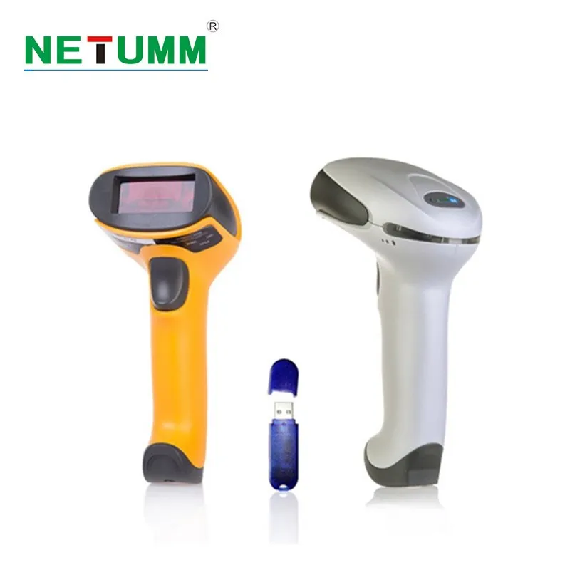 Беспроводной лазерный сканер штрих кодов Высокочувствительный портативный 433