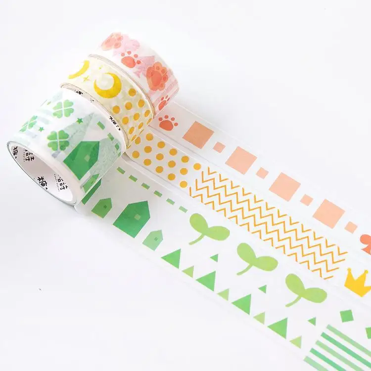 3 шт./упак. лес грез лента Washi японская клейкая лента декоративная клейкая лента Diy Скрапбукинг Стикеры этикетка канцелярские - Цвет: F
