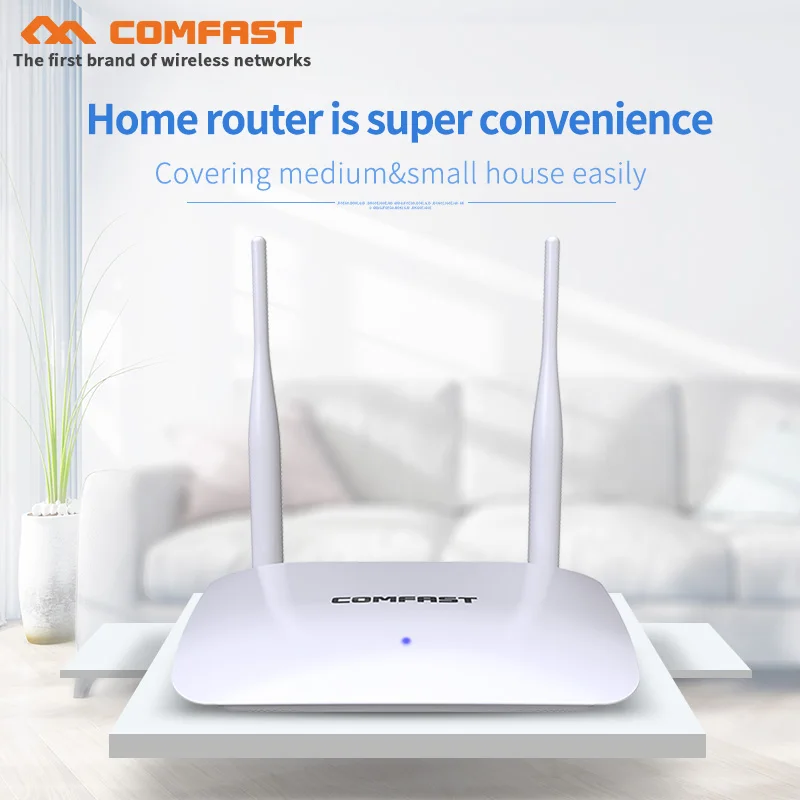 

COMFAST 300Mbps Беспроводной wi-fi маршрутизатор с 2 * 5dBi антеннами CF-WR623N домашней сети точка доступа 1 WAN + 3 LAN RJ45 порт wi-fi