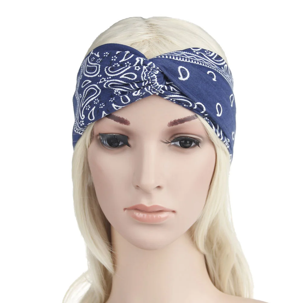 

2018 New Boho Printing Pattern Headband Hair Bands Women Soft Hair Decor Headwear Girls Hair Accessories