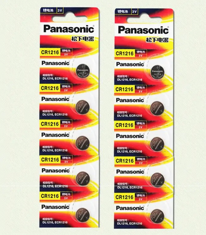 

Литиевая батарейка для часов Panasonic CR1216, 10 шт./лот, 3 в, 5034LC