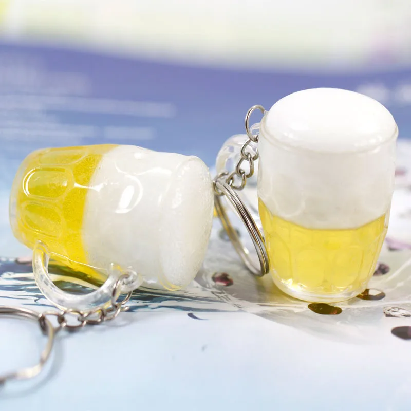 Новое поступление 1 шт. полимерные пивные чашки в стиле унисекс брелок с