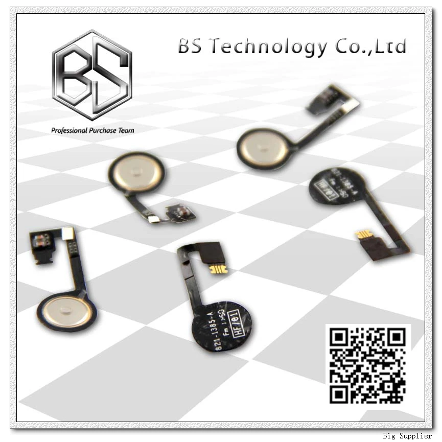10pcs/lot Home Button Flex Cable for iPhone 4S Wholesale Free Shipping | Мобильные телефоны и аксессуары