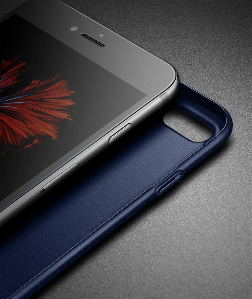 Aixuan чехол для iPhone 7 8 Plus чехол Полная защита матовое стекло с эффектом антиотпечатки телефона чехол для iPhone 6 6s Plus 8 Capa Shell
