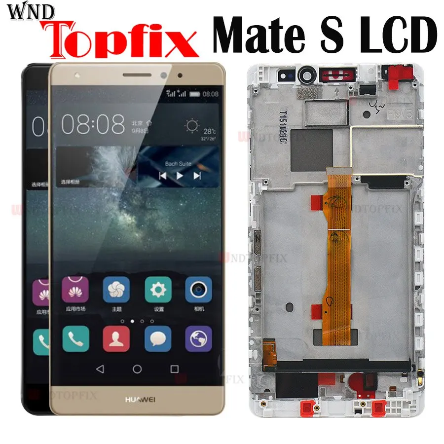 ЖК дисплей 5 &quotдля HUAWEI Mate S с сенсорным экраном дигитайзер в сборе запасные | Экраны для мобильных телефонов -32909932415