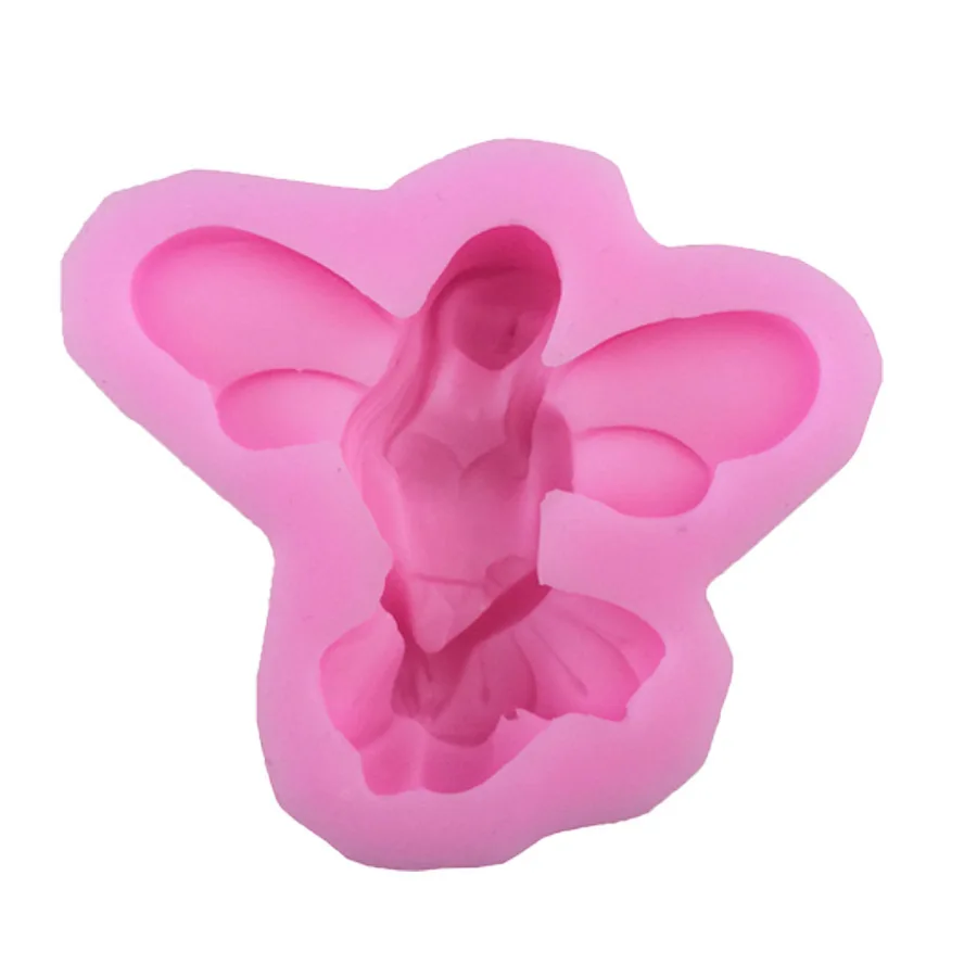 1 шт. силиконовые формы для выпечки ангельская девушка|diy soap mold|soap moldsilicone cake mold |