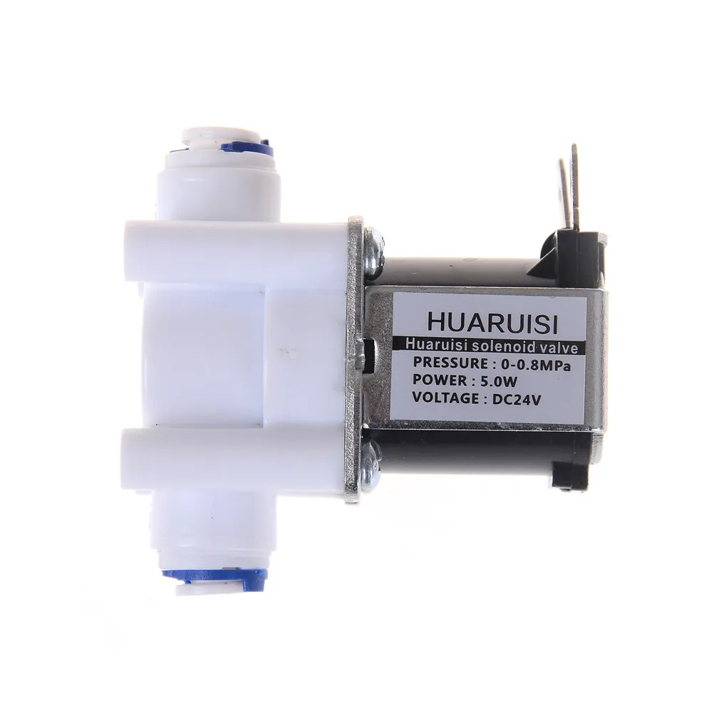 1/4 &quotОптовая продажа-это дешевый пластиковый Соленоидный клапан 24V DC водяной |