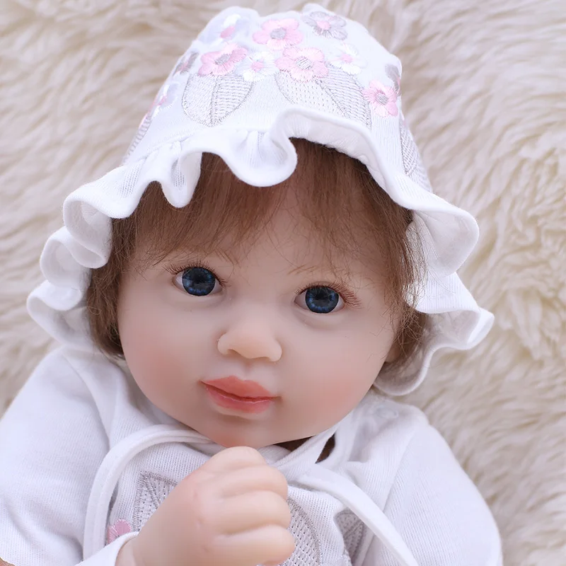 NPK 20 дюймов 50 см Bebe Reborn силикона возрождается куклы реалистичные для маленьких