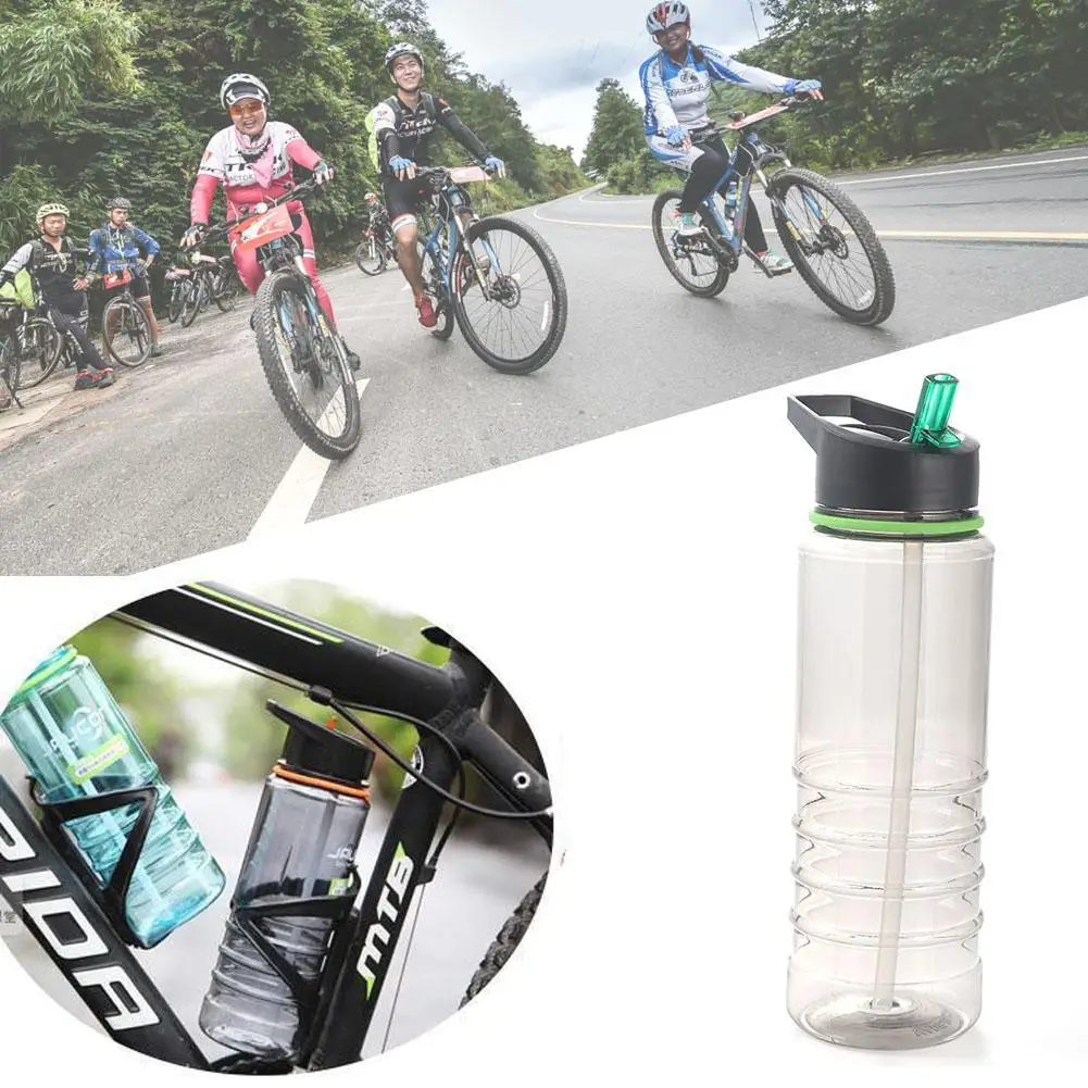 Новинка Лидер продаж бутылка для напитков с соломинкой Спортивная воды