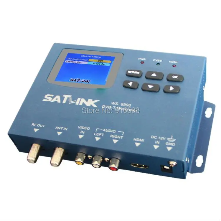 100% Оригинальный модулятор SATLINK Φ 1 Маршрут DVB T/AV/ HDMI|original satlink|satlink ws-6990dvb-t modulator |