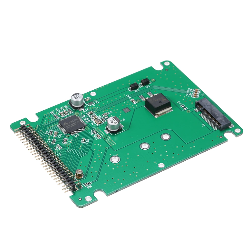 Переходник M.2 NGFF SATA SSD на 2 5 IDE 44pin с чехлом черного/белого цвета|Компьютерные
