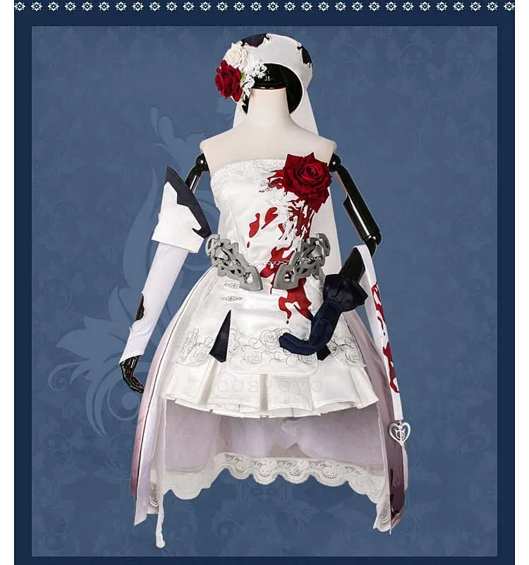 Косплей Любовь SINoALICE Алиса Косплей Костюм Dead Alice Shirayukihime Белоснежка готические монахи Косплей Костюм на заказ