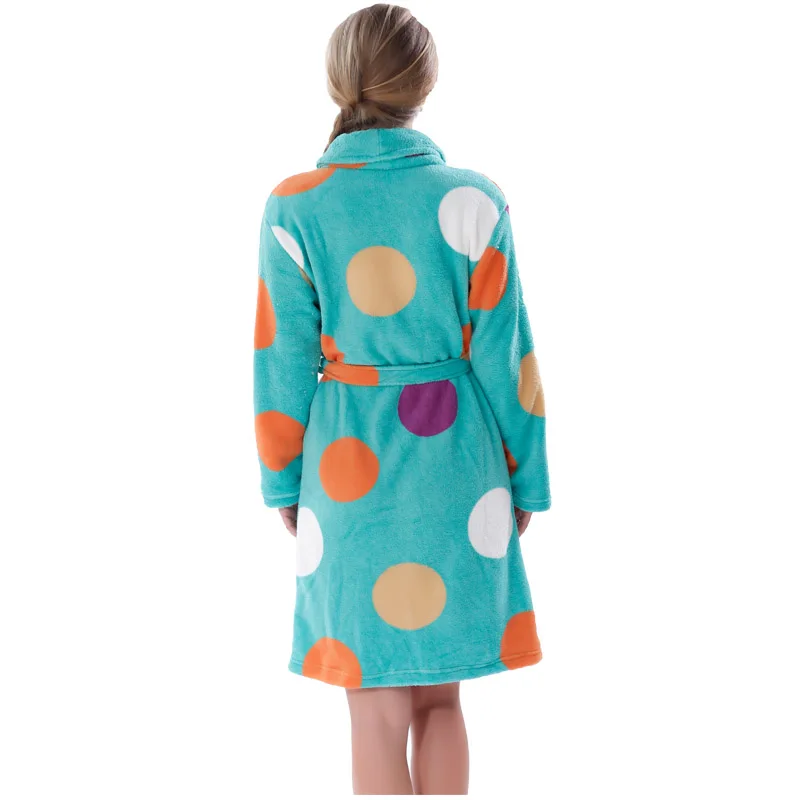 Женские халаты банные из кораллового флиса женское кимоно домашняя одежда для