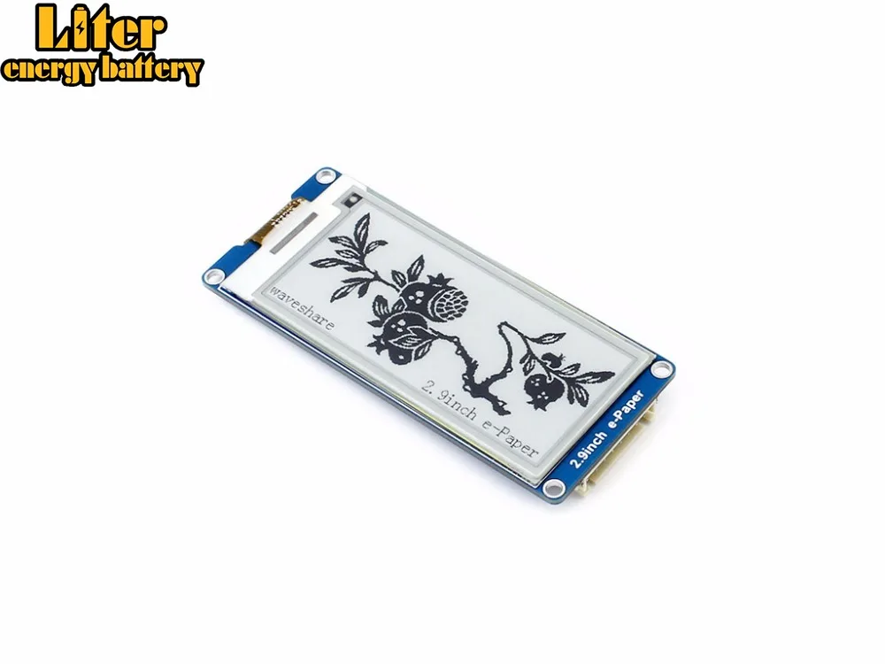 Модуль электронной бумаги Waveshare 296x1282 9 дюйма дисплей 2 'e Ink интерфейс SPI для Raspberry