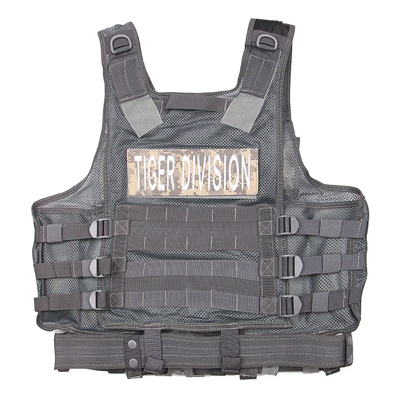 Джунгли камуфляж MOLLE, охота военный тактический уличный жилет CS Для мужчин бронежилет на открытом воздухе армейское оборудование жилет