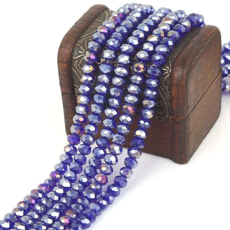 Series Of Beads 23colors/70Pcs/8mm Fashion Crystal Austria Faceted Loose Spacer Round Glass for Jewelry Making Wholesale | Украшения и