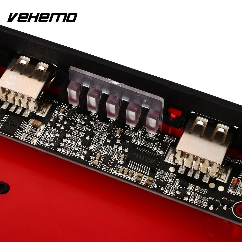 Vehemo Dual USB power Kit автомобильный стартовый набор для прыжков Универсальный Стартовый Набор для прыжков автомобильный источник питания