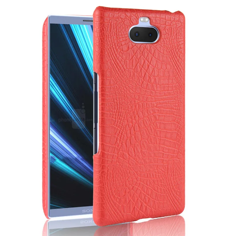 For Sony Xperia 10 Case phone bag case Luxury Crocodile Skin PU leather Cover I3113 I4113 I4193 |