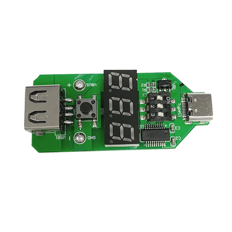 Asona USB тестер Type c C PD зарядное устройство напряжение выходное уровень 5V5A 9V5A 12V5A 15V5A