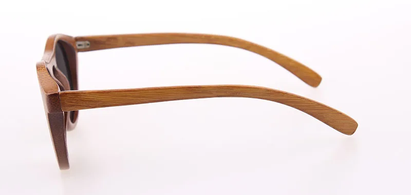 Женские солнцезащитные очки GREENBUY розовые бамбуковые отражающий зеркальный