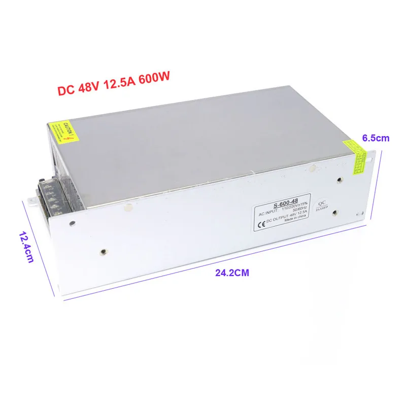 Power supply unit AC DC 48V 600W high power switching power supply Voltage Regulator 220v to 48v power supply