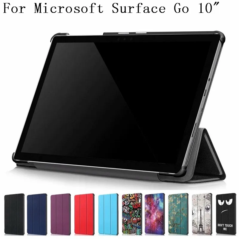 Чехол для microsoft поверхности Go 10 дюймов крышка Роскошный кожаный планшет защитной