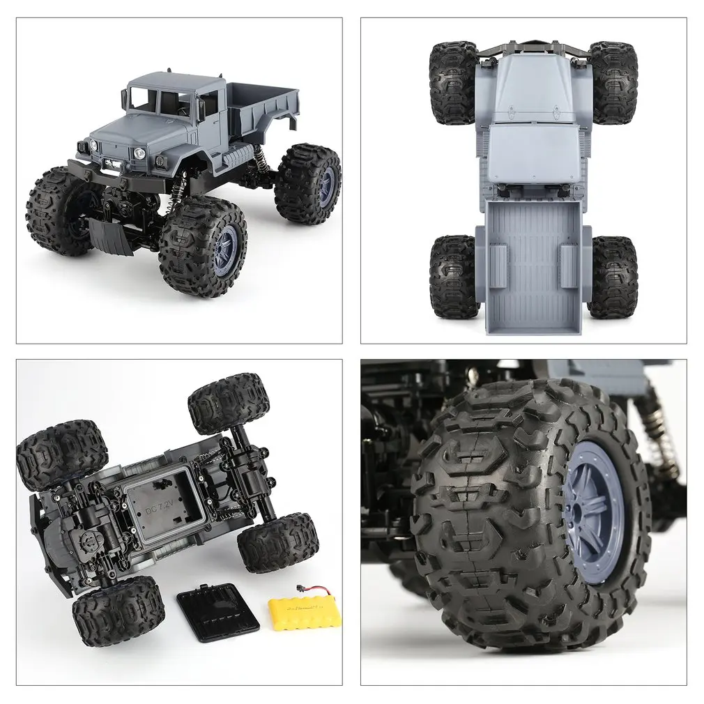 Зеганом RC грузовик ZG C1231W 4WD 1/12 2 4 г военный внедорожник альпинист гусеничный