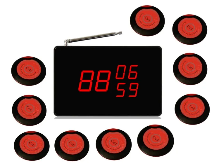 Бесплатная доставка! Система вызова официанта 1 шт. беспроводной приемник