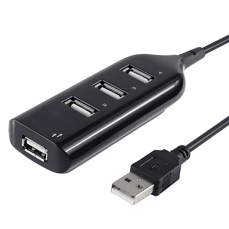 Хит продаж тонкий маленький мини 4 порта usb-адаптер для передачи редкий usb-хаб