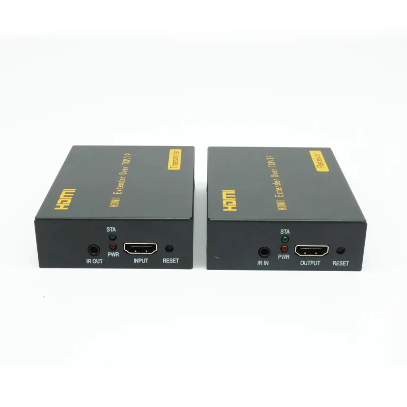 Новый HDMI удлинитель до 120 м IR передача TX/RX один CAT5e/6 Ethernet кабель 1080P удлинитель|hdmi