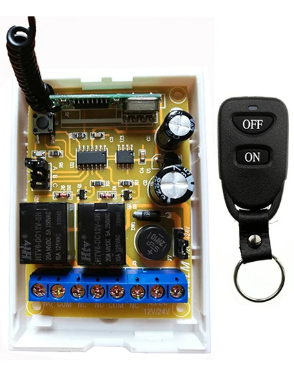 DC12V DC24V 2CH светильник с дистанционным управлением переключатель реле выход радио