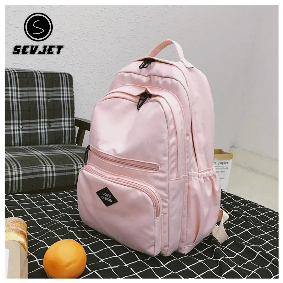 Большой женский рюкзак модные Mochila Feminina нейлоновые Наплечные сумки для