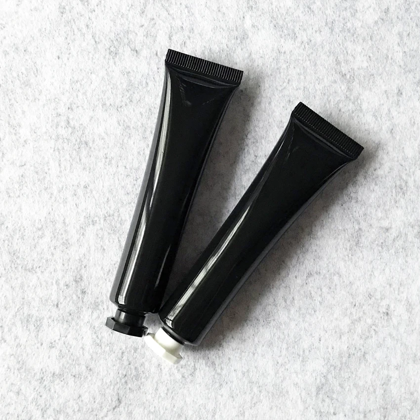 

50pcs 30g black Empty Portable Travel Tubes Squeeze Cosmetic Containers Cream Lotion Plastic Bottles eye cream soft tube