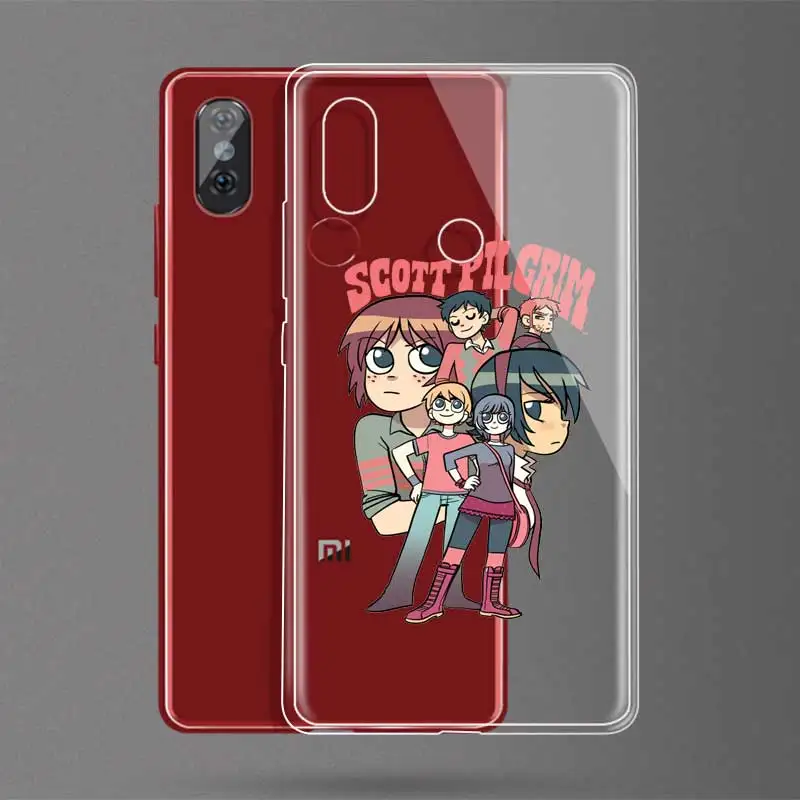 DREAMFOX N197 Scott Pilgrim Soft TPU Silicone Cover For Xiaomi Mi Mix 3 A1 A2 5C 5X 6 6X 8 9 Lite SE Play Pocophone F1 Case |