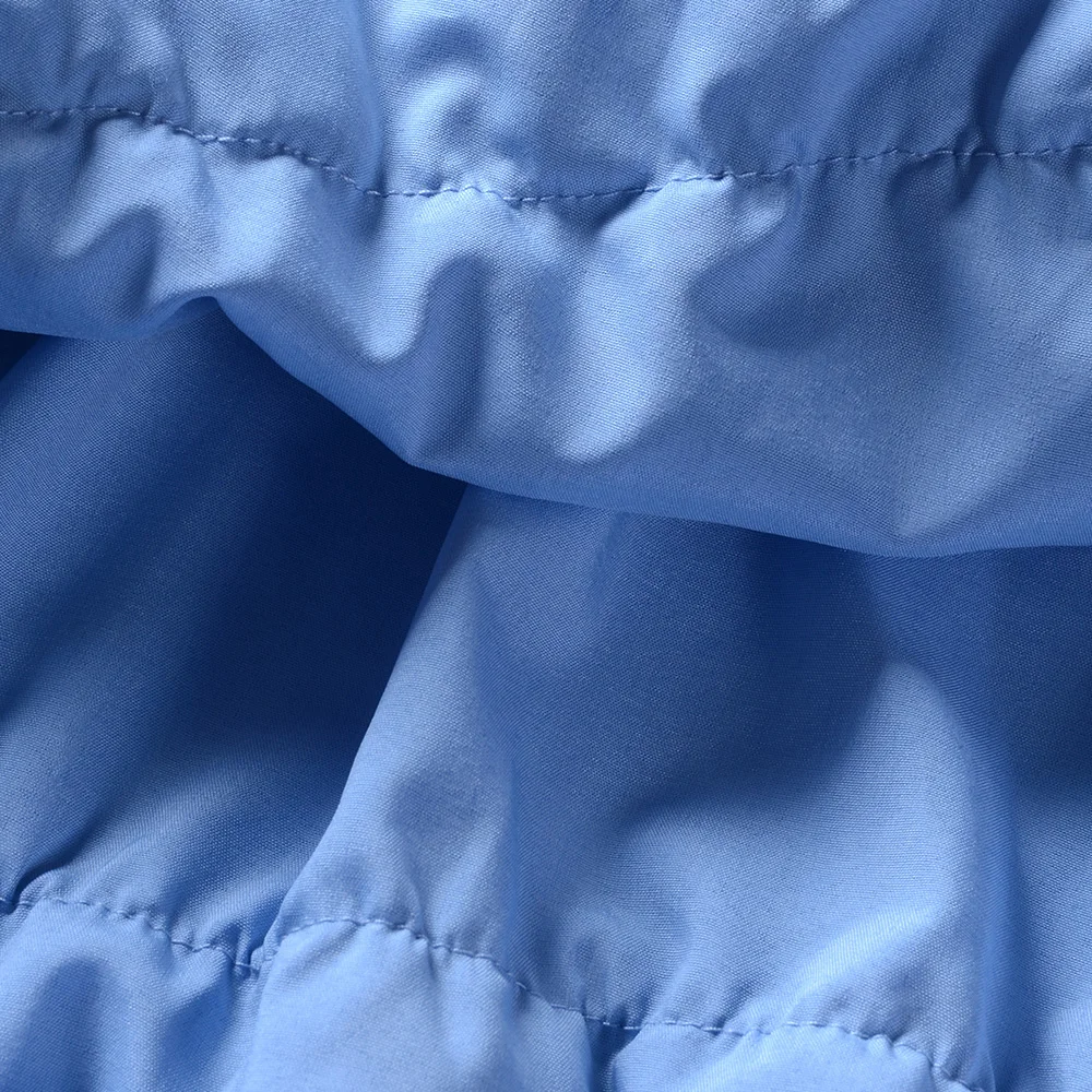 Kid Girls Clothes Ruffled Sleeveless Suspender Dresses Solid Blue Casual Tunic Children Dress | Детская одежда и обувь