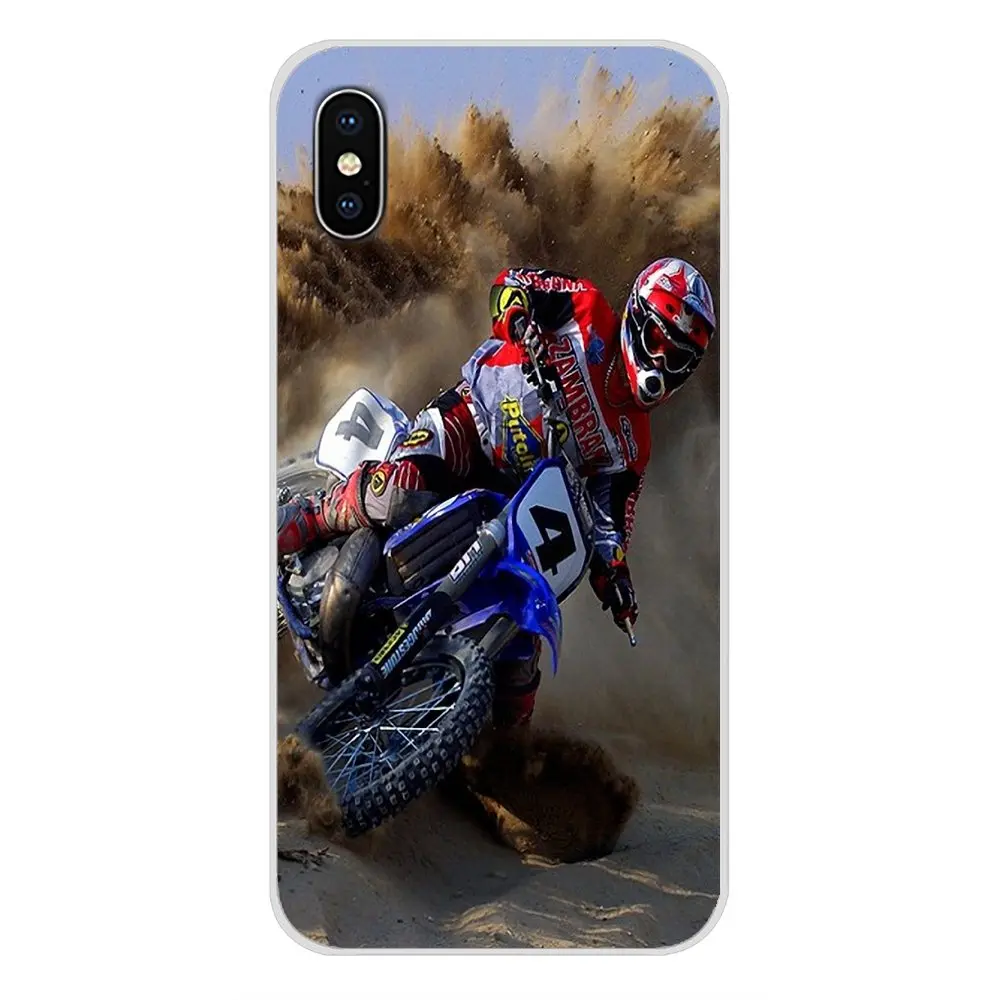 Грязевые велосипеды мотоцикл гонки Moto Cross чехол для телефона Apple iPhone X XR XS MAX 4 4S 5 5S 5C