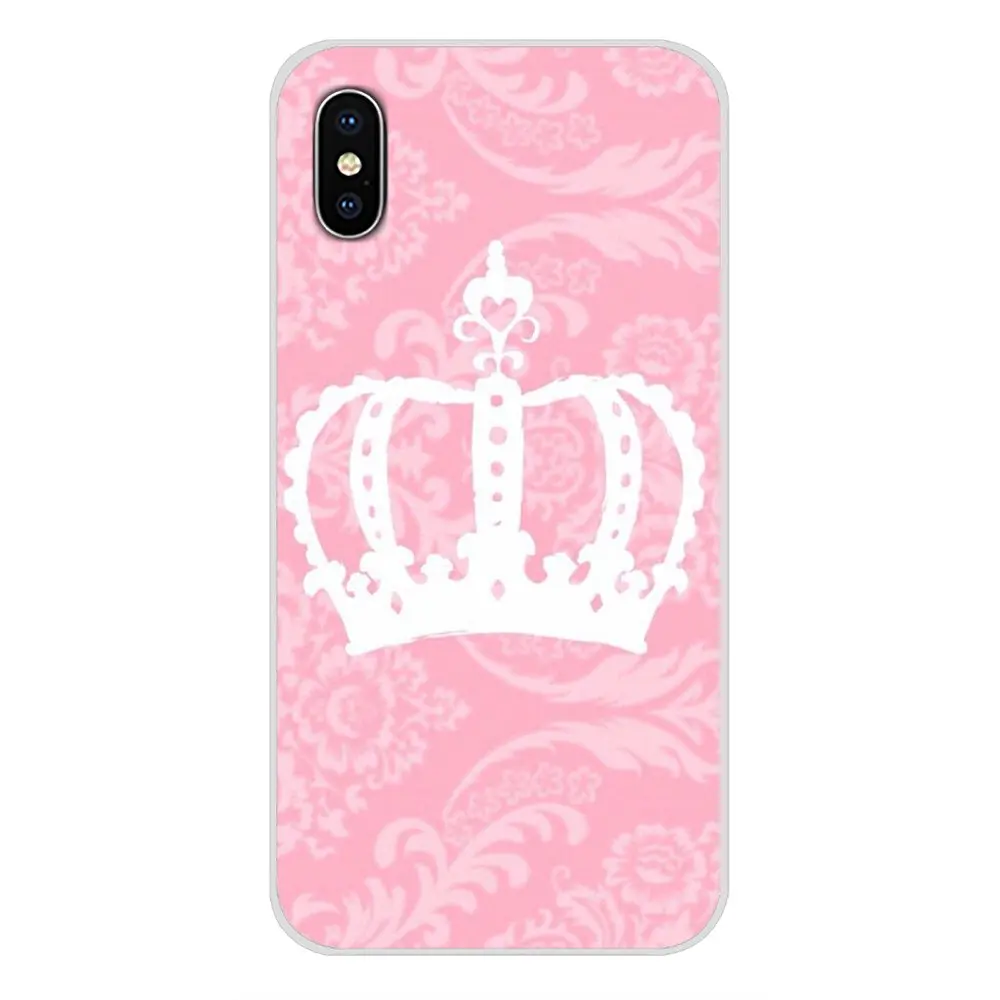 Силиконовый чехол для телефона Xiaomi Redmi 4A S2 Note 3 3S 4 4X5 Plus 6 7 6A Pro Pocophone F1 Princess Crown