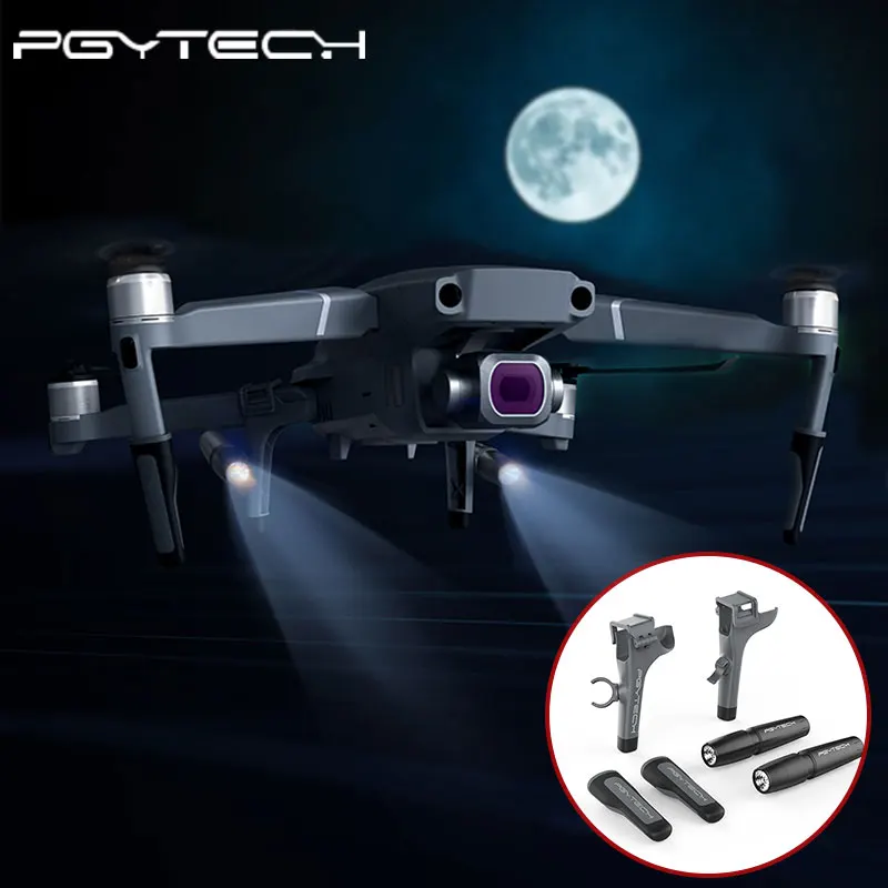 PGYTECH ночной полет светодиодсветодиодный и посадочные шасси удлинитель высоты