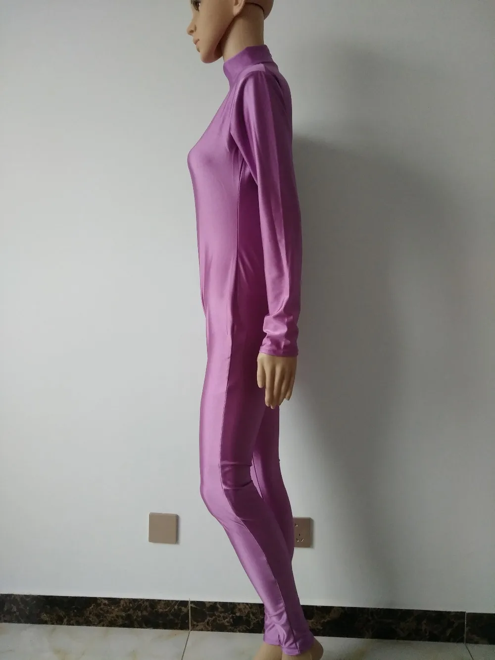 Serum color Brand Full Body Dance Unitard Adult Crew Neck Long Sleeve Gymnastics Unitards Jumpsuits Sports Wear Skin Tights |