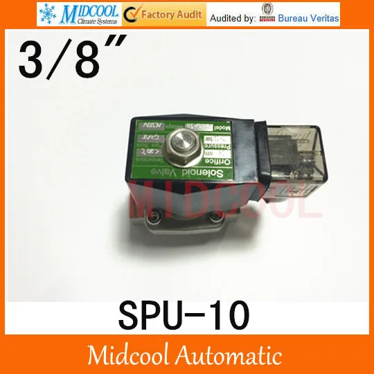 

Free shipping AC220V solenoid vale SPU-10 popular type stainless steel normally colsed type 2way 2position