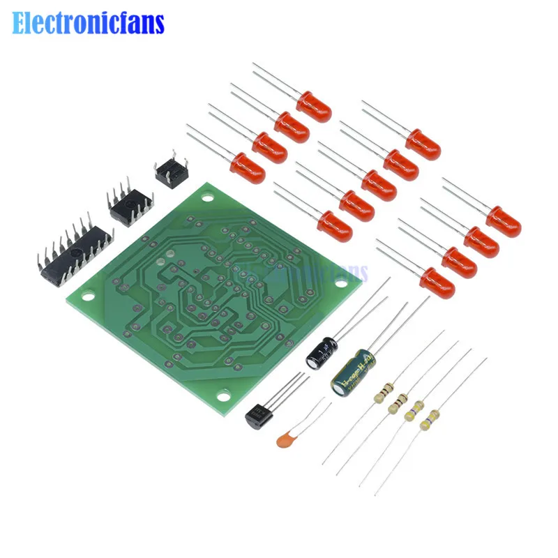 Diymore Лаки поворотные люкс электронный пакет CD4017 NE555 самостоятельно DIY