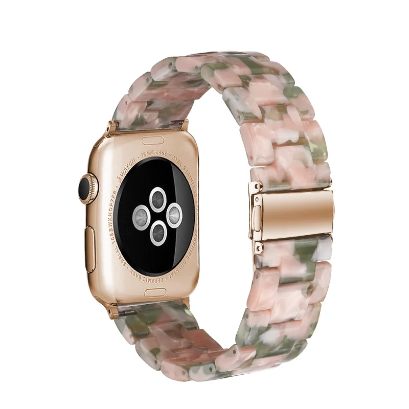 3 Простой стиль кожаный ремешок для Apple Watch 42 мм 44 мм Браслет для Apple iWatch ремешок 38 мм 40 мм Серия 2 3 4 серия 5 - Цвет ремешка: 3