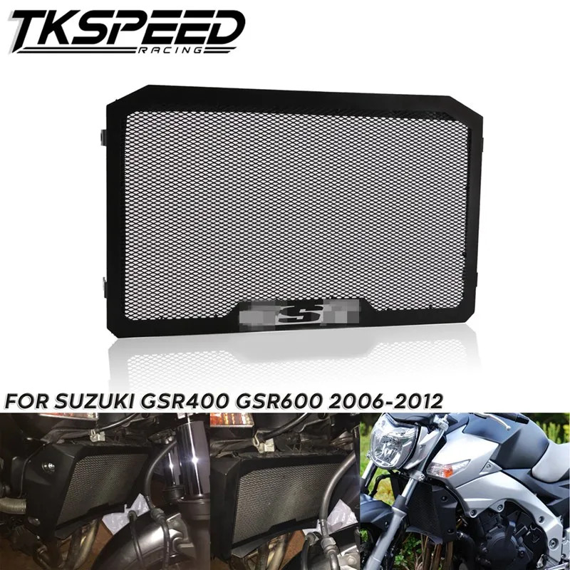 Мотоциклетная решетка радиатора защитная гриль крышка для SUZUKI GSR 400/600 GSR400 GSR600 2006