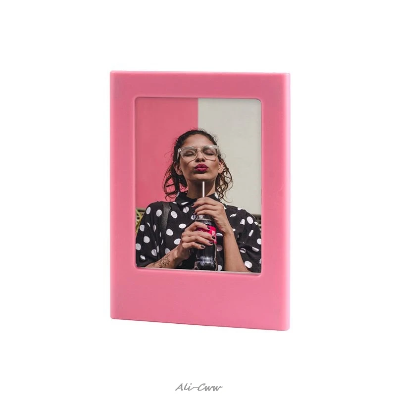 Magnetic Photoframe Mini Colorful DIY Magnetic Photo Frame Fridge Refrigerator Magnet Picture Frame for Holding 3 Inch Photos