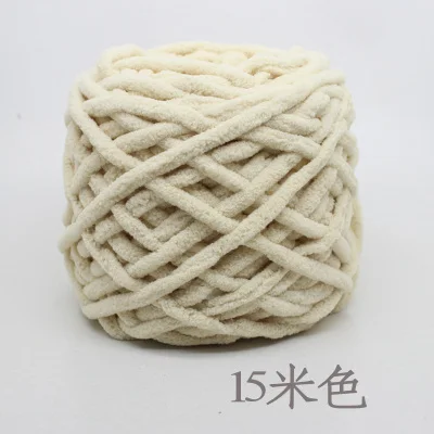 15 1 шт = 100 г thick cotton yarn Мягкая теплая толстая шерсть ледяная пряжа молочный хлопок линия грубой шерсти вязание крючком Пряжа ручной вязки пряжа для шарфа обувь свитер - Color: 15