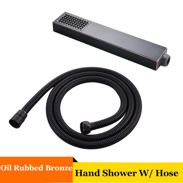 hand with hose Bathroon шланги сантехнические античная латунь 150 см шланг для душа 5" ручная замена душа гибкий душ распылительный шланг - Цвет: hand with hose
