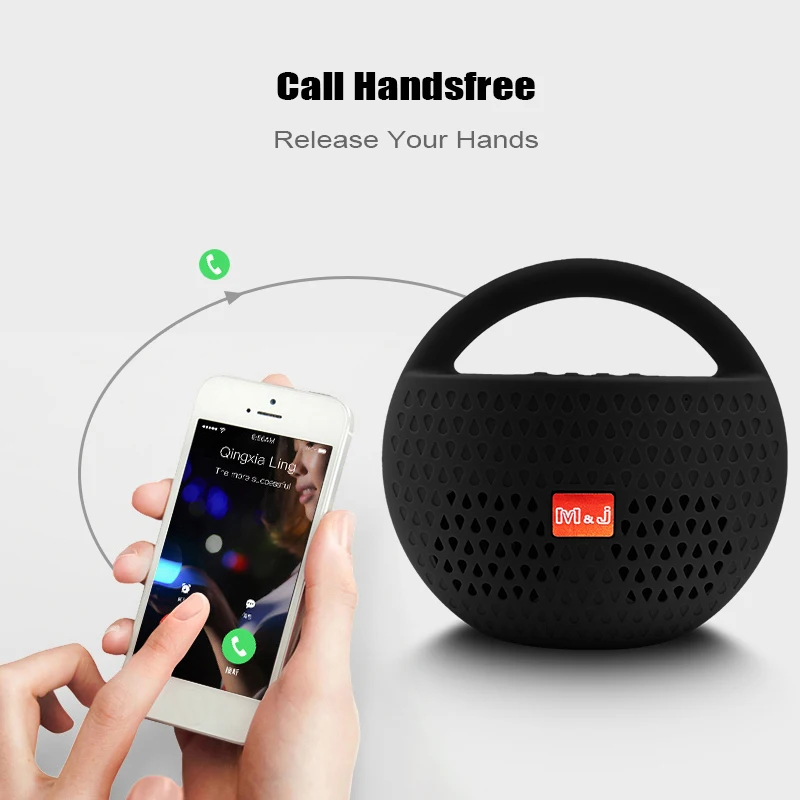 M& J Портативный беспроводной Bluetooth динамик стерео динамик s с микрофоном Поддержка TF AUX USB MP3 Мини Subwoof умная Колонка громкий динамик